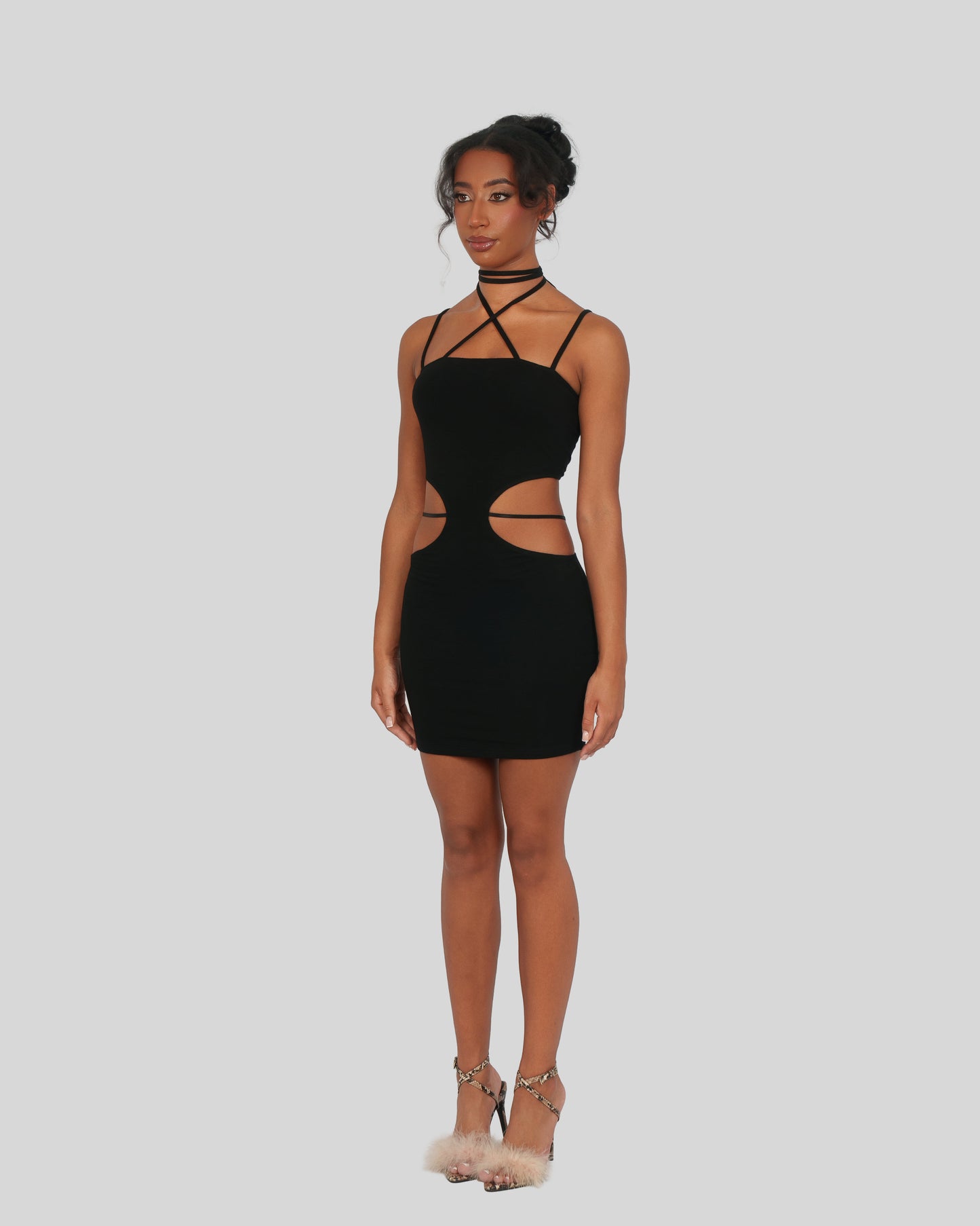 Black Cut Out Dress