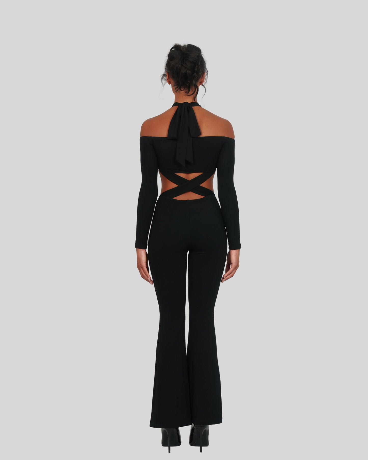 Black Cut Out Jumpsuit