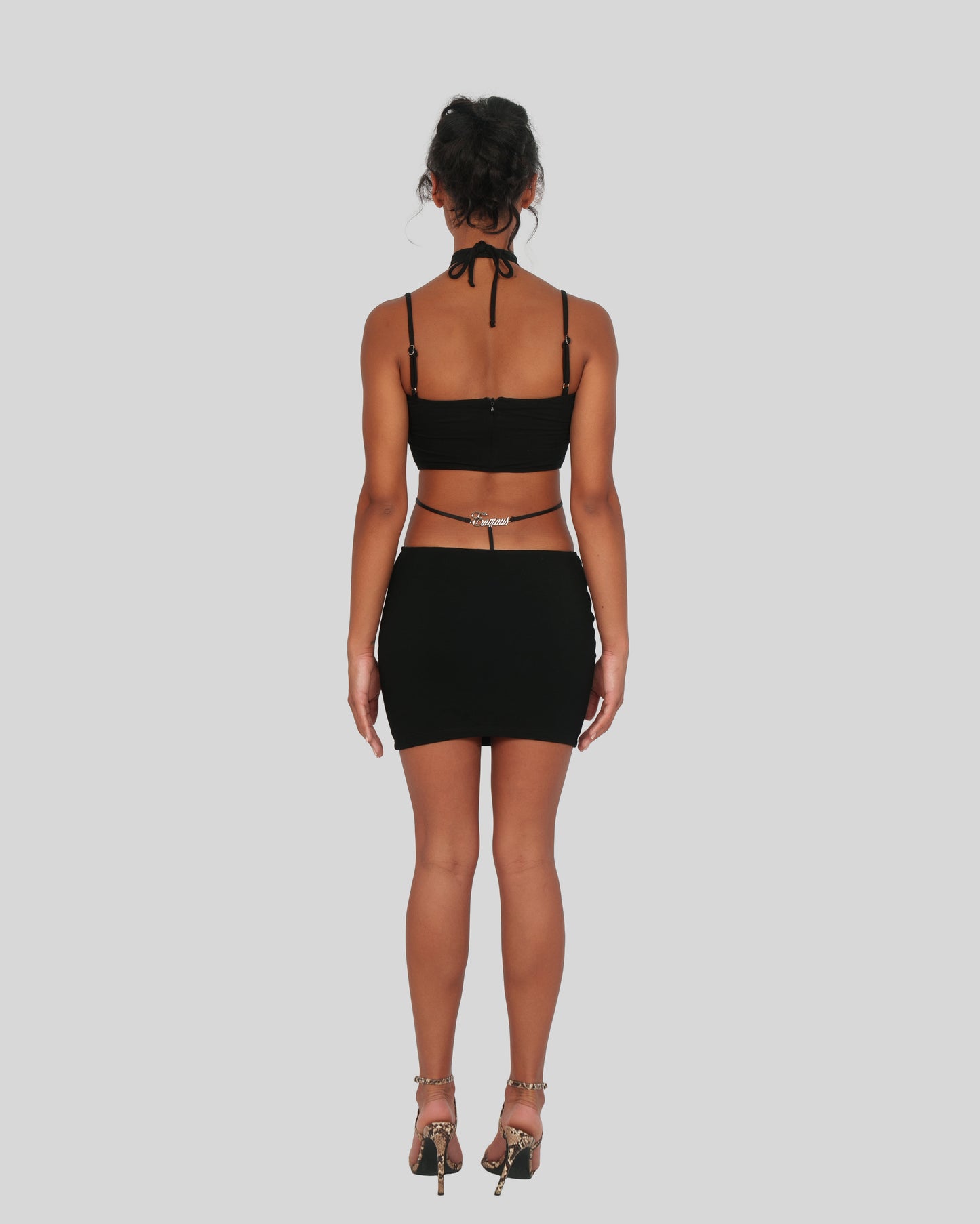 Black Cut Out Dress