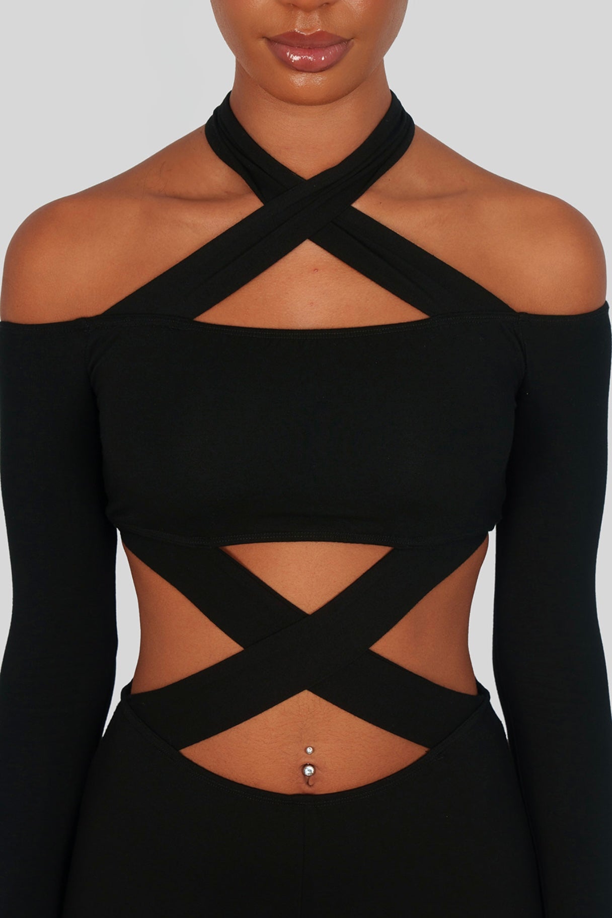 Black Cut Out Jumpsuit