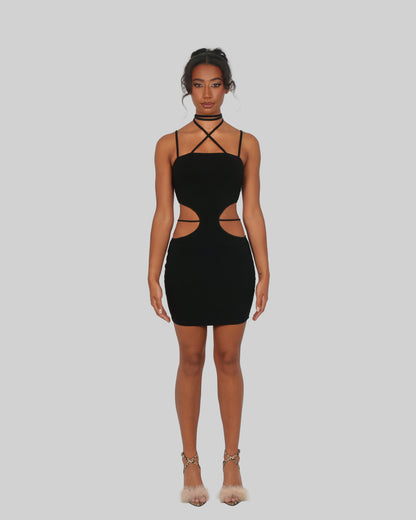 Black Cut Out Dress