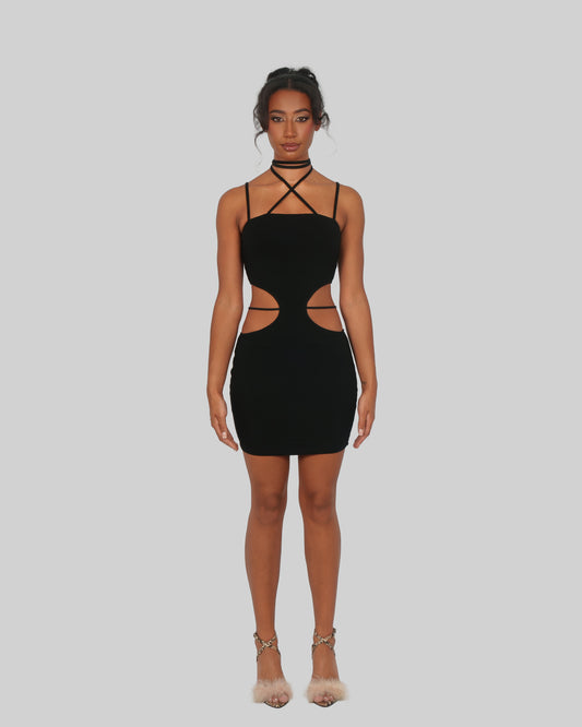 Black Cut Out Dress